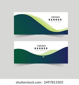  Colorful banner designs with abstract shapes Pro Vector 