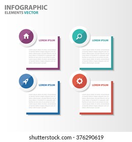 Colorful banner Infographic elements presentation templates flat design set for brochure flyer leaflet marketing advertising