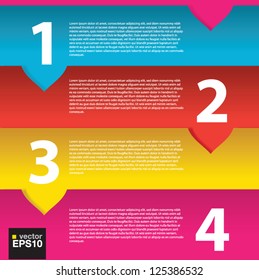 Colorful banner template vector.EPS10