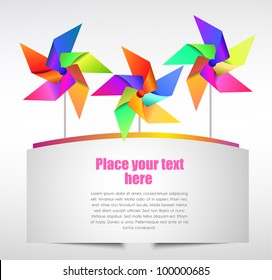 Colorful banner, vector