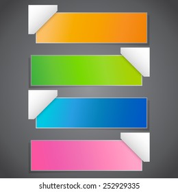 The Colorful Banner, Vector Work