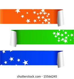 Colorful banners