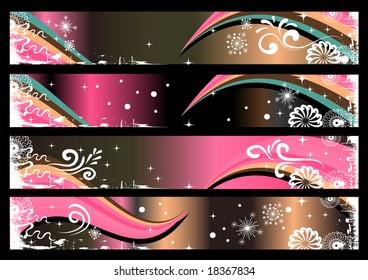colorful banners