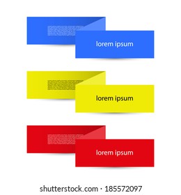Colorful banners