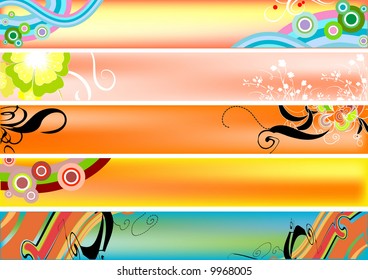 colorful banners