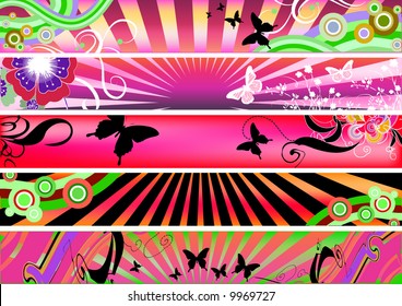 colorful banners