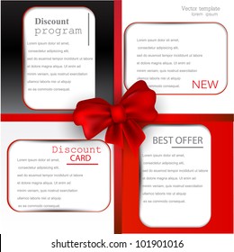 Colorful banners with place for text