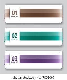 Colorful Banners. Vector Design.