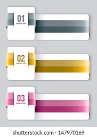 Colorful Banners. Vector Design. Eps10.