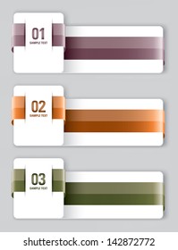 Colorful Banners. Vector Illustration.