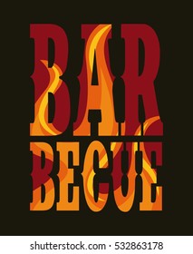 colorful barbecu grill design. vector illustration eps10