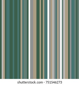Colorful barcode. Pattern with vertical stripes, lines of different thickness and shades. Green, brown color. Fashionable seamless pattern for print on fabric,  wrapper, textiles, curtains, pillow
