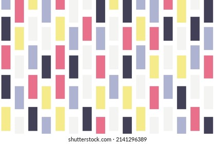 Colorful bars or stripes vector pattern. Fill background. Suitable for design template and element.