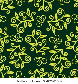 Colorful batik seamless pattern with flowers. Elegant background for wrapping paper, wallpaper, textile, curtains, upholstery, web site, print. Endless texture