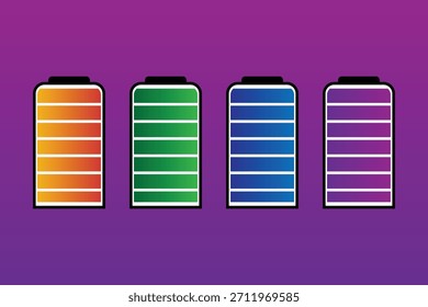 Indicadores Coloridos do Nível de Carga da Bateria