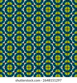 Padrão geométrico abstrato colorido estilo bauhaus. Ilustração da arte pop. papel de parede da arte op. Japonês chinês, africano, marroquino. Estilo Memphis. Raio em volta azulejo, talavera, azulejos espanhóis
