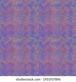 Colorful beautiful dotted abstract seamless vector pattern in purple. Joyful surface print design for fabric, stationery, scrapbook paper, gift wrap, textile, backgrounds, home decor and packaging