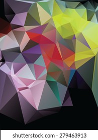 Colorful Beautiful Polygonal Mosaic Background, Vector illustration, Design Templates