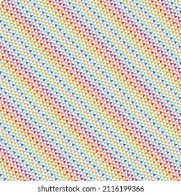 Diseño de patrones coloridos y sin fisuras para la decoración, papel de pared, papel de envoltura, tela, fondo, etc.