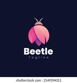 Colorful Beetle Logo Template Design