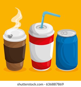 Colorful beverages design
