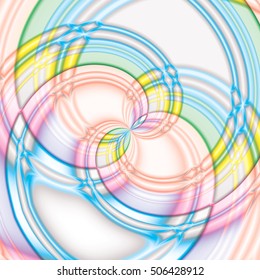 Colorful big spiral candy background