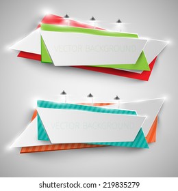 Colorful billboard for advertising, vector