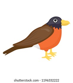 
A colorful bird with long beak depicting  eurasian finch 
