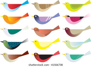 colorful birds