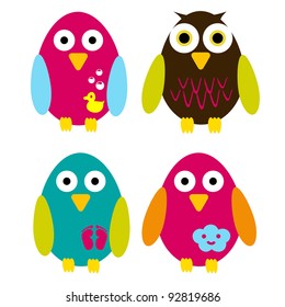 Colorful birds
