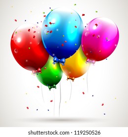 Colorful birthday background