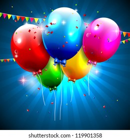 Colorful birthday background