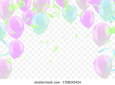Colorful birthday background with place for text