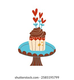  Colorful birthday cake with candles, gifts, and festive decorations for a joyful celebration