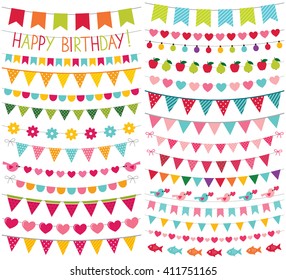 Colorful Birthday And Party Vector Decoration