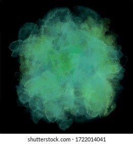 colorful black and bright abstract texture. Strong colors. watercolor vector. 
