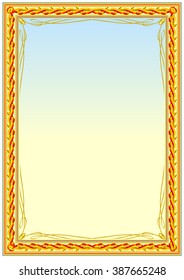 colorful blank for certificate and diploma