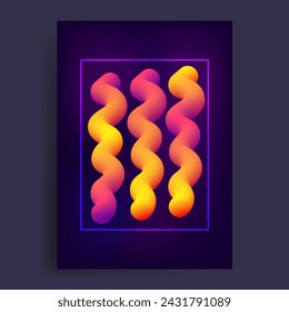 fondo de vector de plantilla de mezcla colorida