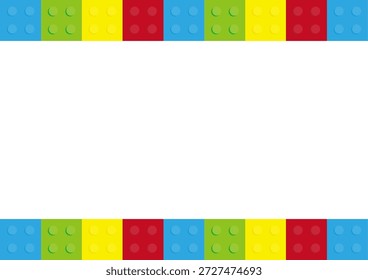 Es material de fondo de bloque colorido.