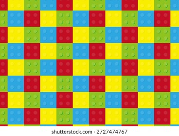 Es material de fondo de bloque colorido.