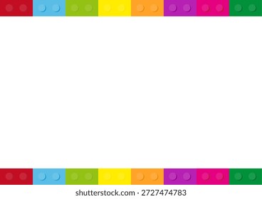 Es material de fondo de bloque colorido.
