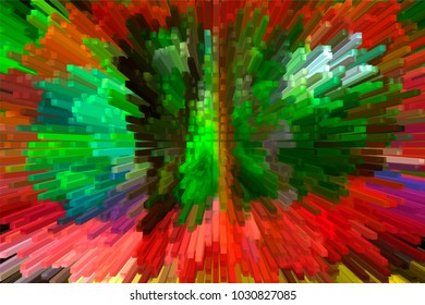 Colorful blocks abstract background