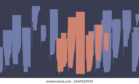 Colorful blocks ascend abstract backdrop graphic design illustration