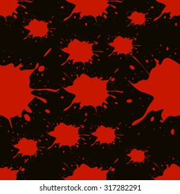 Colorful blots. Seamless vector pattern. Vector illustration. Eps 10