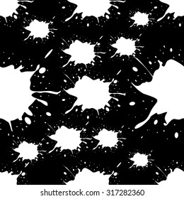 Colorful blots. Seamless vector pattern. Vector illustration. Eps 10