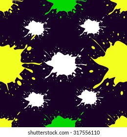 Colorful blots. Seamless vector pattern. Vector illustration. Eps 10