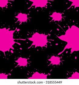 Colorful blots. Seamless vector pattern. Vector illustration. Eps 10