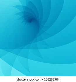 Colorful blue abstract background vector, wave design element