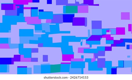 colorful blue cube abstract texture background