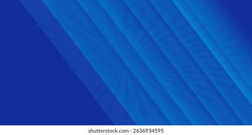 Colorful Blue Geometric Abstract Background Design